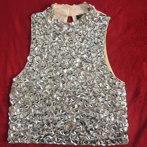 Top shop embellished tank top